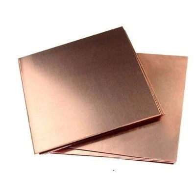 صفيحة النحاس عالية الجودة C17200 C17500 C5191 صفيحة النحاس الصلبة الحجم المخصص للزخرفة