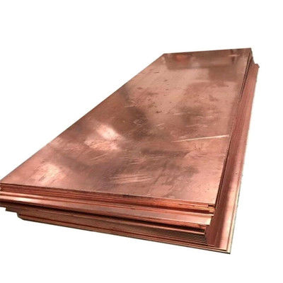 صفيحة النحاس عالية الجودة C17200 C17500 C5191 صفيحة النحاس الصلبة الحجم المخصص للزخرفة