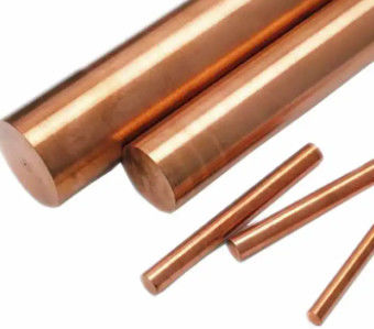 قضيب النحاس ذو القسوة العالية C10100 C10200 C11000 6mm 8mm 10mm 16mm قضيب النحاس الصلب