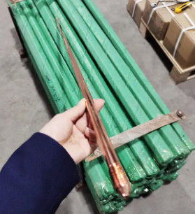 بيع بالجملة سعر منخفض 10mm 20mm DIA الكهربائية النحاس ربط الأرض الكهرباء النحاس الأرض قضيب