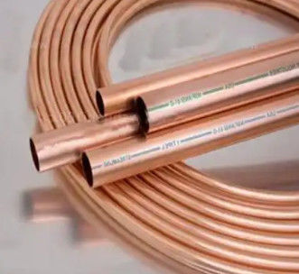OD 3-400mm ASTM B280 C12200 c2400 أنبوب لفائف النحاس الفطائر لتكييف الهواء أو الثلاجة