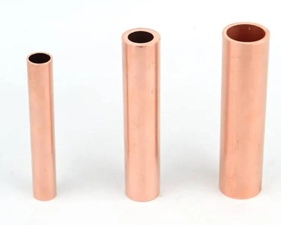 مصنع بيع بالجملة 6mm 8mm 10mm قطر أنبوب النحاس الصلب الملمع سطح مستقيم أنبوب النحاس
