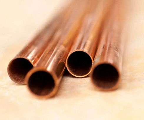 الصادرة بيع الساخن أنابيب النحاس الصلبة C10200،T2،C1100 أنابيب النحاس المستقيمة الاستخدام لتكييف الهواء